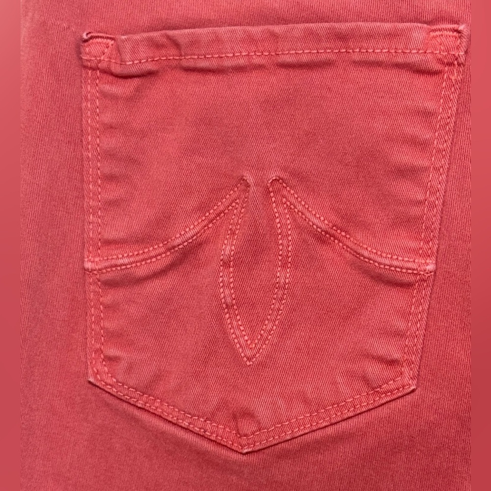 Level 99 Skinny Jeans (color is Guava) - Picture 3 of 10